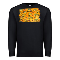 Black School Bus Pattern Premium Sweatshirt - Jasminsmagicworld