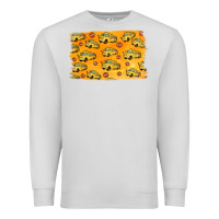 Dove Grey School Bus Pattern Premium Sweatshirt - Jasminsmagicworld