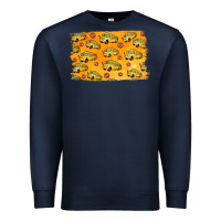 Navy School Bus Pattern Premium Sweatshirt - Jasminsmagicworld
