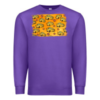 Purple School Bus Pattern Premium Sweatshirt - Jasminsmagicworld
