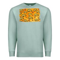 Seafoam School Bus Pattern Premium Sweatshirt - Jasminsmagicworld