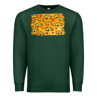 Sports Green School Bus Pattern Premium Sweatshirt - Jasminsmagicworld
