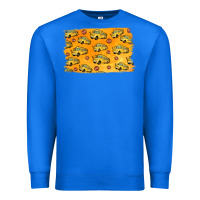 True Royal School Bus Pattern Premium Sweatshirt - Jasminsmagicworld