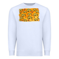 White School Bus Pattern Premium Sweatshirt - Jasminsmagicworld