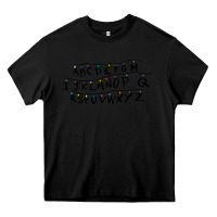 Black stranger alphabets funny Heavy Core Tee - artisFamous