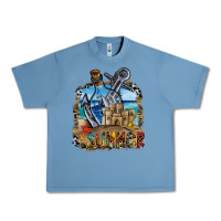Pebble Blue summer min Urban Heavy Tee - CowhideDigitalArt