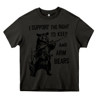 Asphalt bear arms 2nd amendment funny hunting Heavy Core Tee - artisFamous