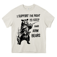Cream bear arms 2nd amendment funny hunting Heavy Core Tee - artisFamous