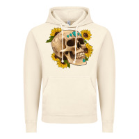 Vintage Artic skull flowers and gemstone Vintage Hoodie - Artiststas
