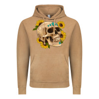 Vintage Camel skull flowers and gemstone Vintage Hoodie - Artiststas