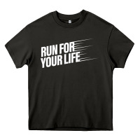 Asphalt run for your life Heavy Core Tee - artisFamous