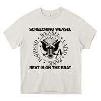 Cream Screeching Weasel Beat Is On The Brat Heavy Core Tee - artisFamous