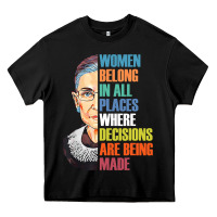 Black women belong in all places r.u.th bader gins.burg r.b.g t shirt Heavy Core Tee - artisFamous