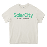 Cream SolarCity Heavy Core Tee - artisFamous
