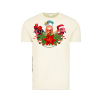 Vintage Arctic Chickens Christmas Vintage Tee - CowhideDigitalArt