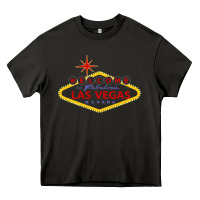 Asphalt Welcome to Fabulous Las Vegas Nevada Heavy Core Tee - artisFamous