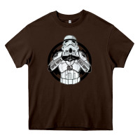 Chocolate Brown storm trooper Heavy Core Tee - artisFamous