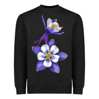 Colorado Rocky Mountain Columbine Flower Heavyweight Sweatshirt | Teevron