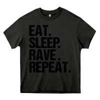 Asphalt eat sleep rave repeat Heavy Core Tee - artisFamous