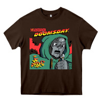 Chocolate Brown Mark Of The Doom Heavy Core Tee - artisFamous