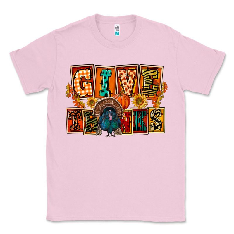 Give Thanks Thanksgiving Classic Tee by FaDigitalArtStudio | Teevron