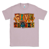 Lilac Give Thanks Thanksgiving Classic Tee - FaDigitalArtStudio