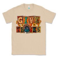Mushroom Give Thanks Thanksgiving Classic Tee - FaDigitalArtStudio