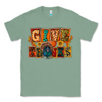 Sage Give Thanks Thanksgiving Classic Tee - FaDigitalArtStudio