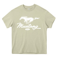 Mossy mustang pony script Heavy Core Tee - artisFamous