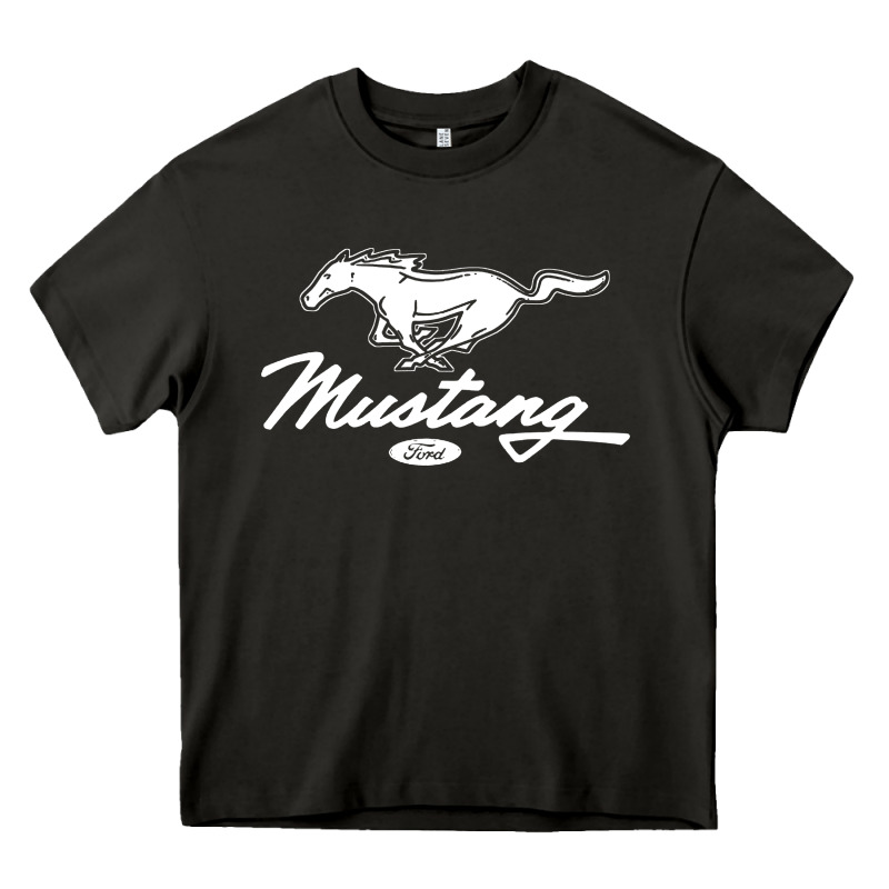 Mustang Pony Script Heavy Core Tee by artisFamous | Teevron