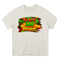 Cream black and proud Heavy Core Tee - FaDigitalArtStudio