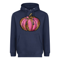 Navy leopard cancer pumpkin Heavyweight Hoodie - RanaPortraitStore