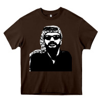Chocolate Brown yasser arafat Heavy Core Tee - artisFamous