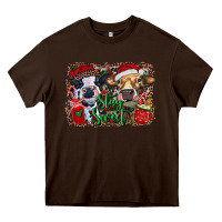 Chocolate Brown stay sweet heifers Heavy Core Tee - RanaPortraitStore