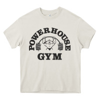 Cream power hause gym Heavy Core Tee - artisFamous