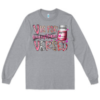 Heather Grey v is for valentine versed Long Sleeve Tee - RacoonDesign