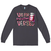 Smoke v is for valentine versed Long Sleeve Tee - RacoonDesign
