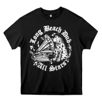 Black Long Beach Dub All STars Heavy Core Tee - artisFamous