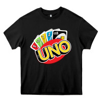 Black uno funny game Heavy Core Tee - artisFamous