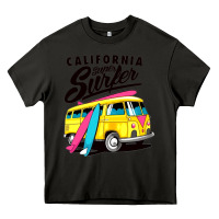 Asphalt california super surf Heavy Core Tee - artisFamous