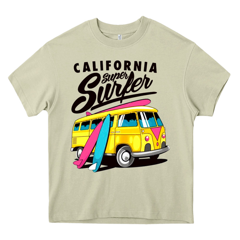 California Super Surf Heavy Core Tee by artisFamous | Teevron