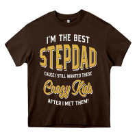 Chocolate Brown I'm The Best Stepdad | Father's Day Heavy Core Tee - artisFamous