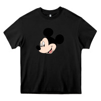 Black micky mouse Heavy Core Tee - artisFamous