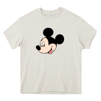 Cream micky mouse Heavy Core Tee - artisFamous