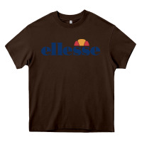 Chocolate Brown Ellesse Heavy Core Tee - artisFamous