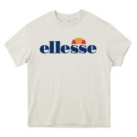 Cream Ellesse Heavy Core Tee - artisFamous