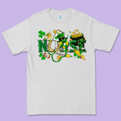 Nurse St Patrick Premium Tee Designed By Fadigitalartstudio