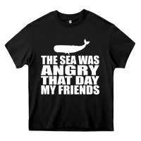 Black seinfeld   the sea was angry that day my friends Heavy Core Tee - artisFamous