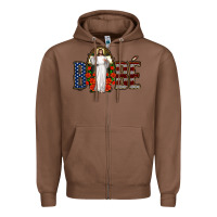 Chestnut bebe jesus christ Zipper Hoodie - Jasminsmagicworld