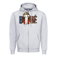 Heather Grey bebe jesus christ Zipper Hoodie - Jasminsmagicworld